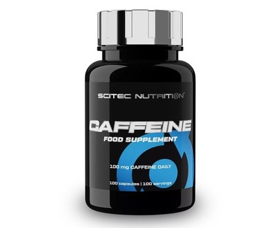 Scitec caffeine 100 kap KOFEINA ENERGIA POBUDZENIE