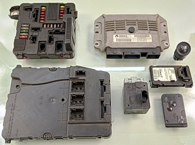 Renault megane ii 02 r 1.6 16v набор стартовый блок управления двигателя kpl фото №1