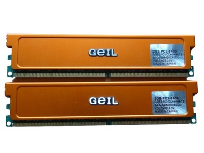 Pamięć DDR2 4GB 800MHz PC6400 Geil Ultra 2x 2GB Dual Gwarancja