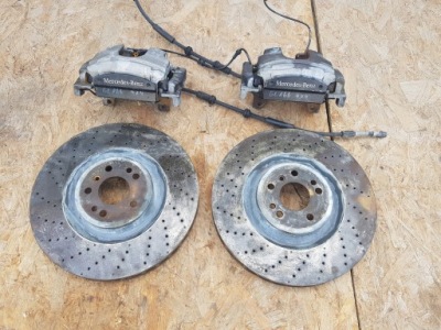 Mercedes ml gl gls w166 суппорты тормозные диски перед задний  комплект фото №1