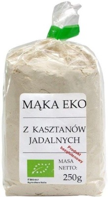 Mąka z kasztanów jadalnych bezglutenowa BIO 250 g