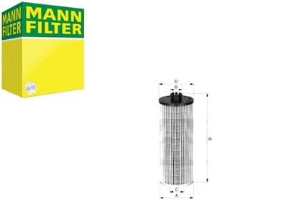 FILTRAS ALYVOS MAN TGA D2868LF02-D2868LF07 07.07-04.08 MANN-FILTER 