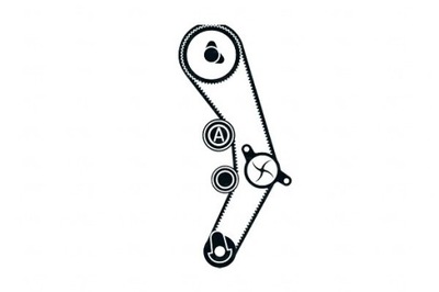 Skf грм kpl. ремень + ролик audi a2 фото №1