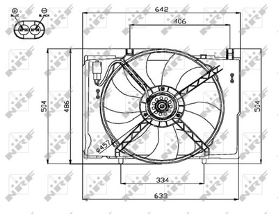 VENTILADOR DEL RADIADOR DEL MOTOR MERCEDES 124  