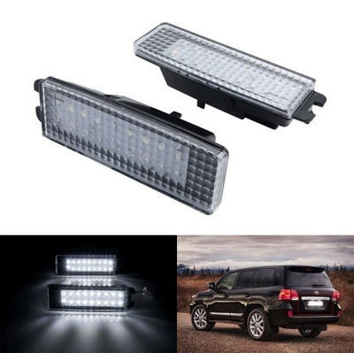 DIODO LUMINOSO LED LUCES ILUMINACIÓN TABLAS TOYOTA LAND CRUISER J200 2015 ULTRA POTENTE  