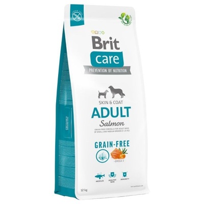 Brit Care Adult Grain Free Salmon 12kg+Gratis!!