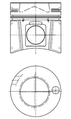 Kolbenschmidt 94681600 поршень фото №1