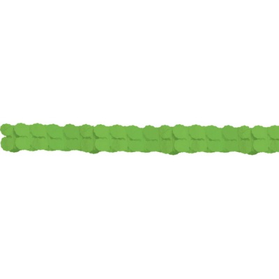 Girlanda bibułowa zielona 17cmx 3,6m