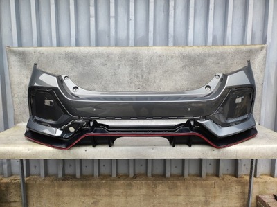 Honda civic x type r бампер задняя спойлер карбон фото №1