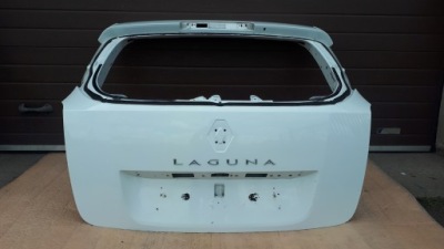 Renault laguna iii kombi кришка багажника задня білий фото №1