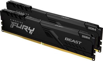 Pamięć Kingston Fury Beast, DDR4, 8 GB, 3200MHz, CL16 (KF432C16BBK2/8)