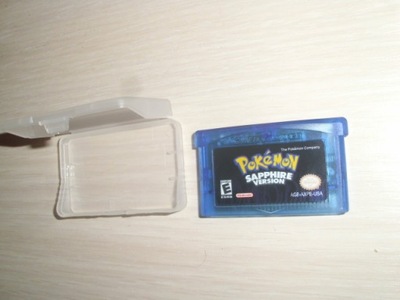 Gra game boy gameboy pokemon sapphire gba