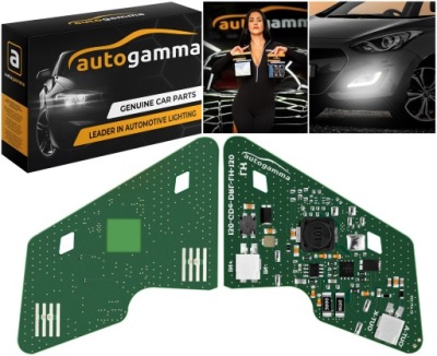 Блок керування пластина модуль led drl hyundai i30 ii 11-17 правий фото №1