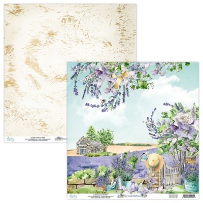 Papier 30,5 x 30,5 cm - Mintay - Lavender Farm 01