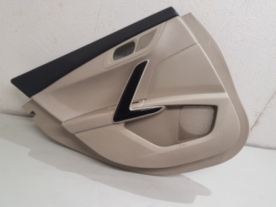 Peugeot 508 i обшивка дверь левый задняя кожа beż фото №1