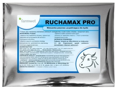 RUCHAMAX PRO A 100 G poprawa apetytu, kwasica
