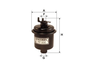 FILTRON FILTRO COMBUSTIBLES ACURA RSX CHRYSLER VOYAGER 3 HONDA ACCORD IV  