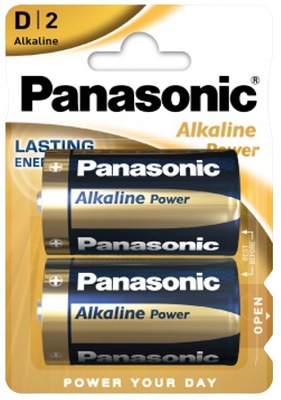 Baterie alkaliczne Panasonic D (R20) 2 szt.