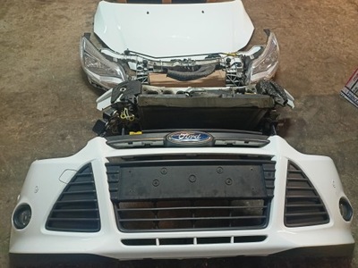 Ford focus mk3 iii перед капот бампер pdc крила frozen white 5b фото №1