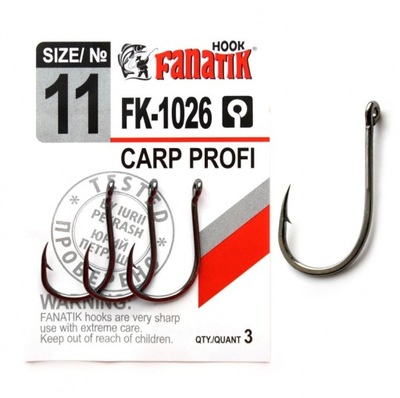 Fanatik Haczyk FK-1026-11 x3 Carp Profi