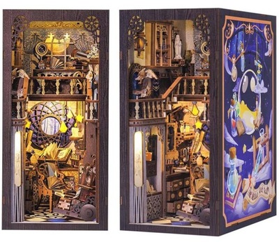 Miniaturowy domek Book Nook - Pracownia alchemika CuteBee