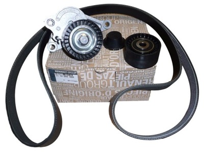 Набір ремінь клиновий натягувач renault master iii 2.3 dci 117209389r orygi фото №1