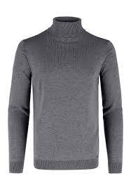 golf, sweter męski Jordi J790 bawełniany szary r. XXL