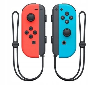 NINTENDO SWITCH JOY-CON PAIR KONTROLER PAD PRAWY LEWY NEON RED / NEON BLUE