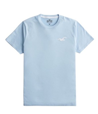 t-shirt HOLLISTER Abercrombie&Fitch koszulka L niebieska