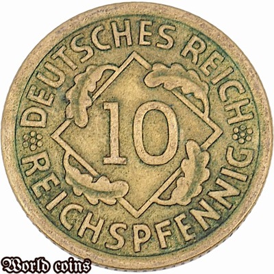 10 REICHSPFENNIG 1924 A