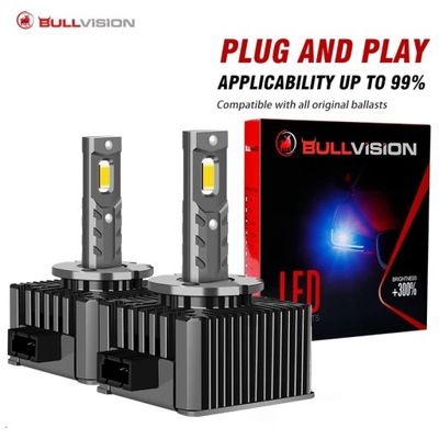 Bullvision D3S reflektory LED HID D1S D2S D1R D2R