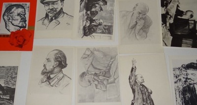 10 x Pocztówka Lenin