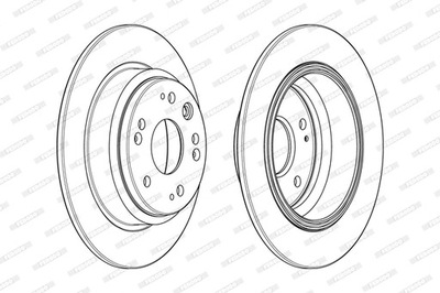 Диск гальмівна honda accord vii, odyssey фото №1