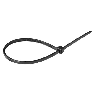 Opaska kablowa, kolor czarny, odporna na UV, szerokość 4,8mm, długość 200mm