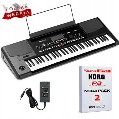 KORG PA300 Keyboard Aranżer + POLSKIE STYLE | w 24h