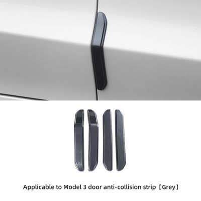 LUCKEASY PARA TESLA MODELO 3 MODELO Y CAR DOOR ANTI-COLLISION STRIP ABS~59773  