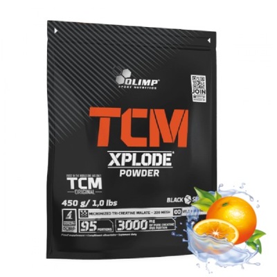 Olimp TCM Xplode jabłczan kreatyny 450g orange