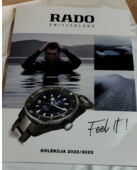 Luksusowy SPECJALNY wyjątkowy katalog zegarków marki RADO