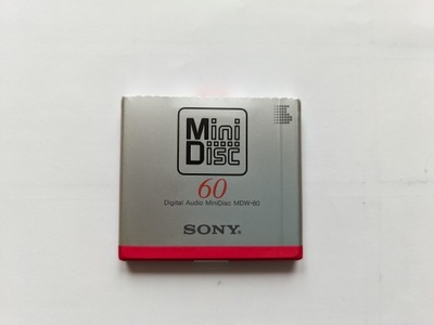 MiniDisc MD SONY 60 Japan 1szt