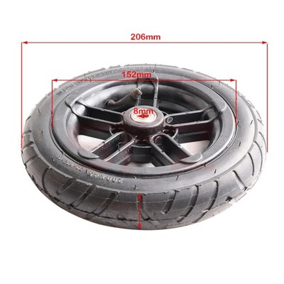 8mm 10mm inner hole Good quality wheel 200x45 