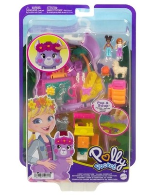 Polly Pocket Biwakowa lama Zestaw kompaktowy HKV33