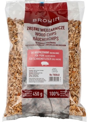 Zrębki do wędzenia i grillowania Browin bukowo - olchowe 0,45 kg 2 l