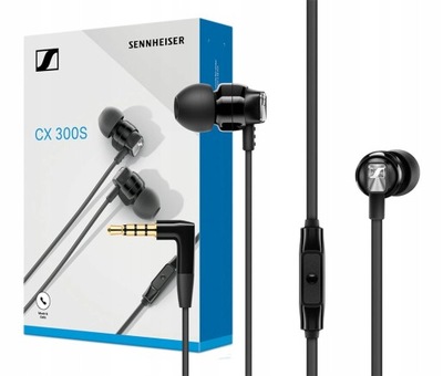 Słuchawki dokanałowe Sennheiser CX 300S Black