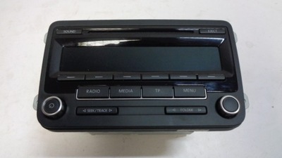 Vw polo 6r touran golf vi радио 5m0035186j фото №1