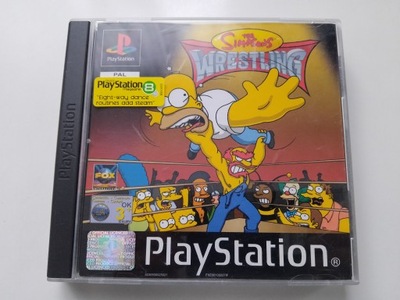 THE SIMPSONS WRESTLING PSX PS1 PAL * ENG