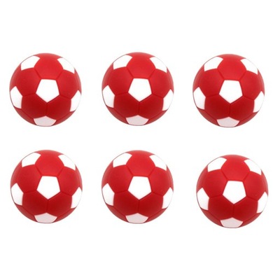Replacement Foosballs (Pack of 6), Sports Table Soccer Balls Red 1.25 inch