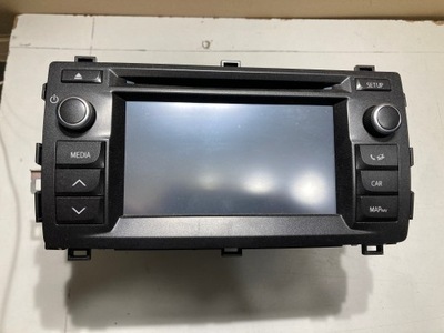 86140-02290 toyota auris ii радіо радіопрогравач cd navi фото №1
