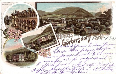 Sokołowsko Gruss aus Gorbersdorf / 1898 r