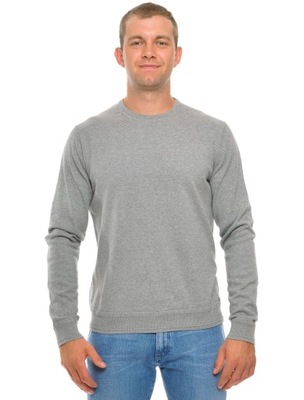 LEE sweter grey CREW NECK KNIT _ XXL 44