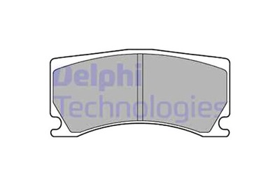 Delphi тормозные колодки тормозные peugeot rcz фото №1
